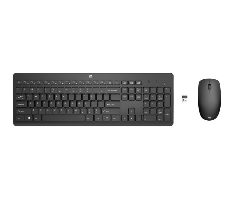 HP 230 Wireless Mouse Keyboard Combo - Black - US ENG - Image 1