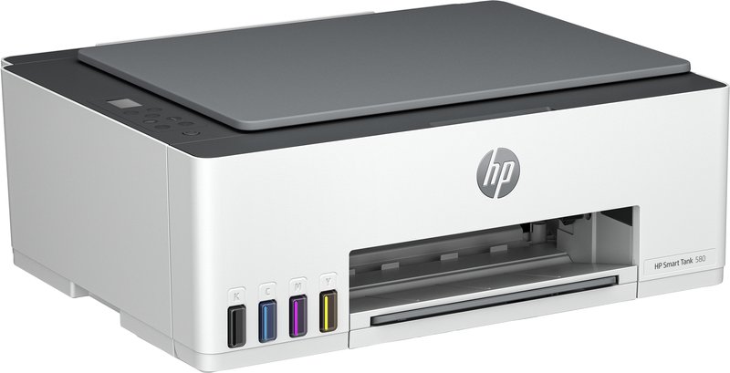 HP SmartTank 580 All-in-One Printer - BOX DAMAGE - A4 Color Ink, Print/Copy/Scan, WiFi, 22ppm, 400-800 pages per month - Image 1