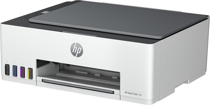 HP SmartTank 580 All-in-One Printer - BOX DAMAGE - A4 Color Ink, Print/Copy/Scan, WiFi, 22ppm, 400-800 pages per month thumbnail 2