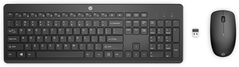 HP 235 Wireless Mouse Keyboard Combo - Black - US ENG - Image 1