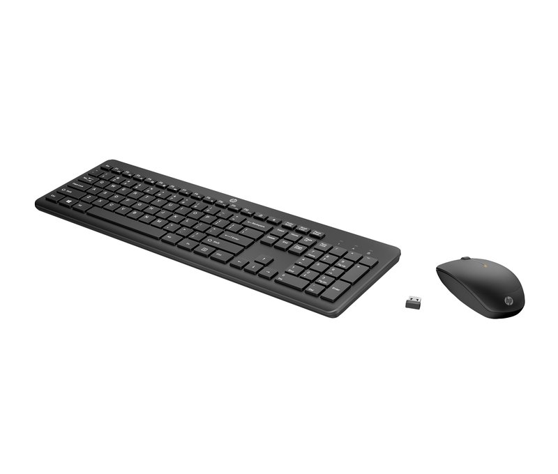 HP 235 Wireless Mouse Keyboard Combo - Black - US ENG thumbnail 2