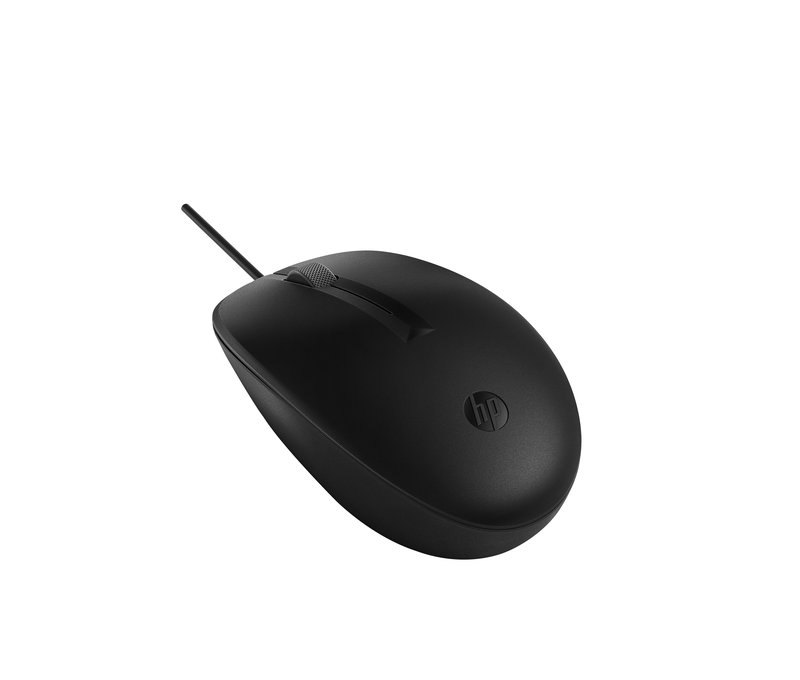 HP 128 USB Wired Laser Mouse, Sanitizable - Black (BULK of 120 pcs) thumbnail 3
