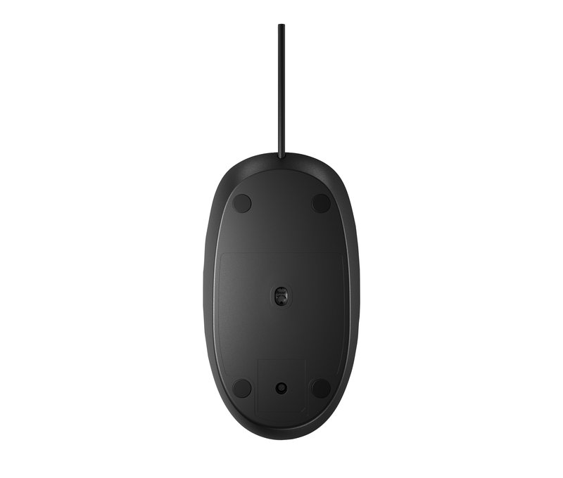 HP 128 USB Wired Laser Mouse, Sanitizable - Black (BULK of 120 pcs) thumbnail 5