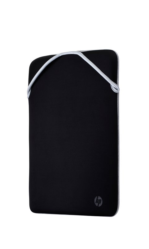 HP 15.6 Reversible Sleeve - Black, Silver thumbnail 2