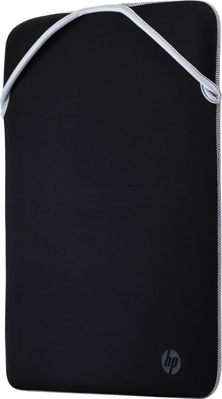 HP 15.6 Reversible Sleeve - Black, Silver thumbnail 3