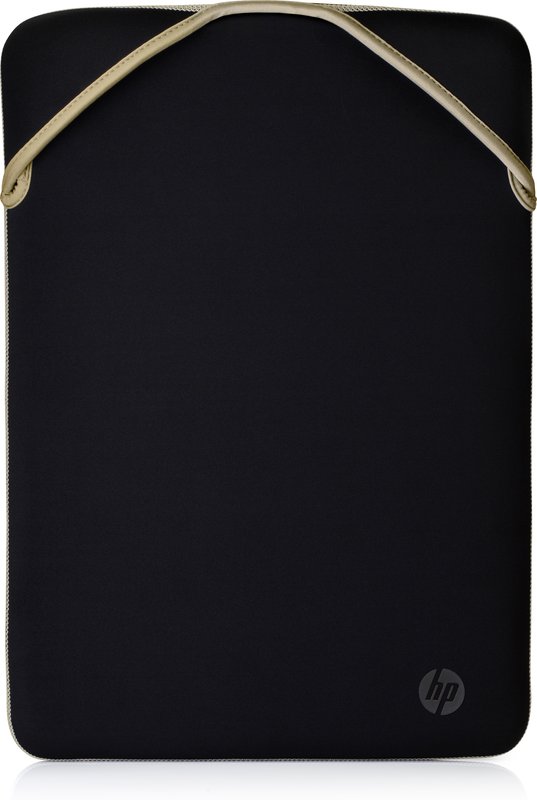 HP 15.6 Reversible Sleeve - Black, Gold - Image 1