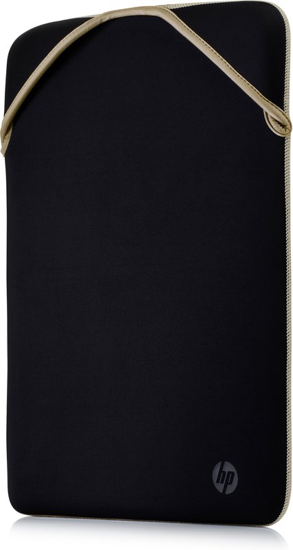 HP 15.6 Reversible Sleeve - Black, Gold thumbnail 3