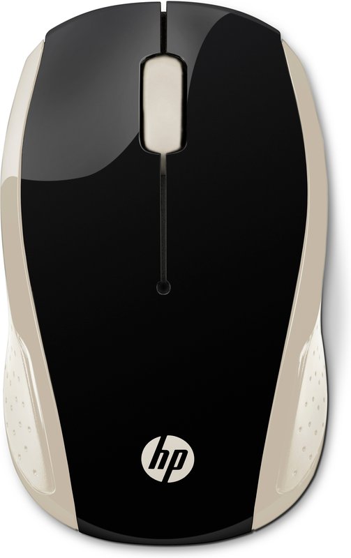 HP 200 Wireless Mouse - Silk Gold - Image 1