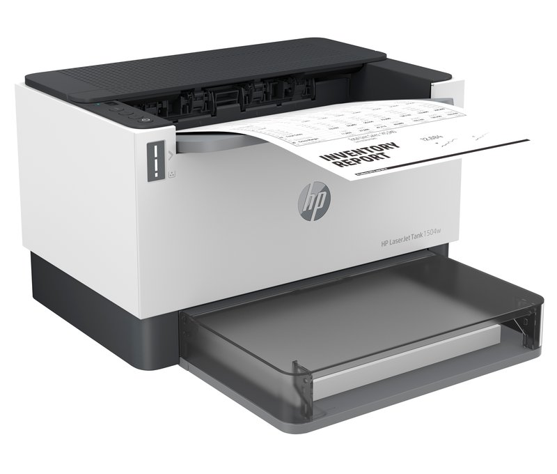 HP LaserJet Tank 1504w Printer - A4 Mono Laser, Print, Wifi, 23ppm, 250-2500 pages per month (replaces Neverstop) thumbnail 2