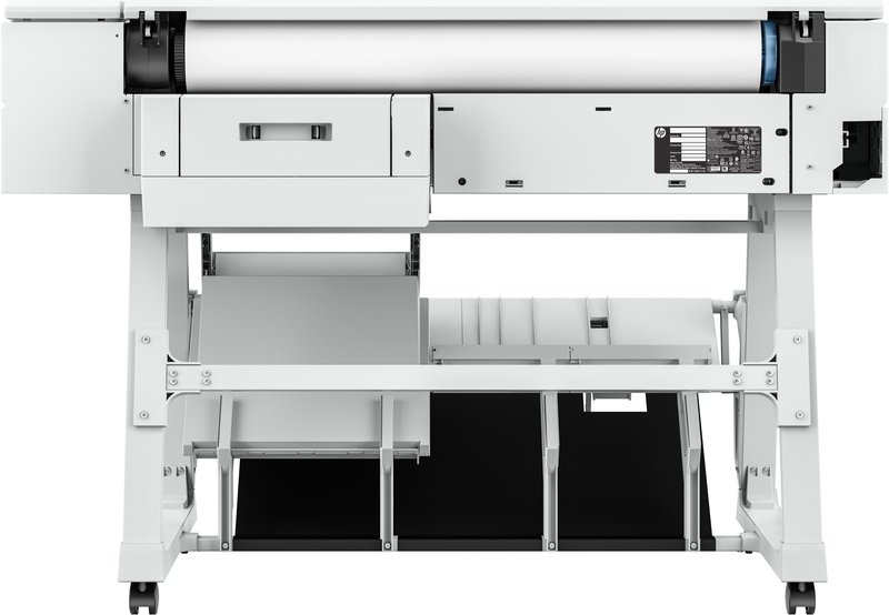 HP DesignJet T950 Printer/Plotter - 36" Roll/A4,A3,A2,A1,A0 Color Ink, Print, Sheet Feeder, Auto Horizontal Cutter, LAN, WiFi, 21 sec/A1 page, 120 A1 prints/hour, with Stand - Image 1