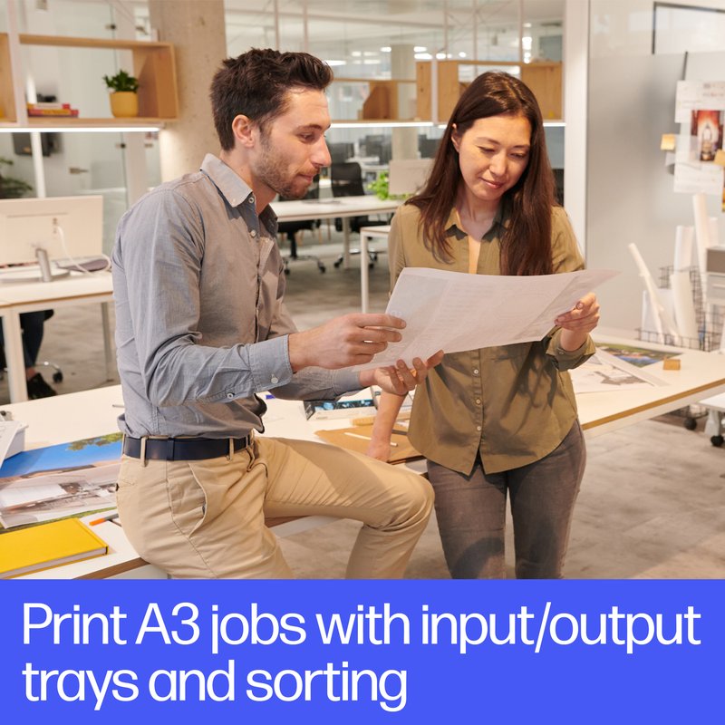 HP DesignJet T950 Printer/Plotter - 36" Roll/A4,A3,A2,A1,A0 Color Ink, Print, Sheet Feeder, Auto Horizontal Cutter, LAN, WiFi, 21 sec/A1 page, 120 A1 prints/hour, with Stand thumbnail 5