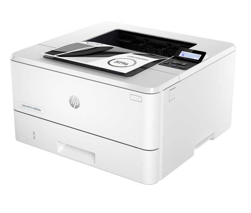 HP LaserJet Pro 4002dw Printer - A4 Mono Laser, Print, Automatic Document Feeder, Auto-Duplex, LAN, WiFi, 40ppm, 750-4000 pages per month (replaces M404dw) thumbnail 2