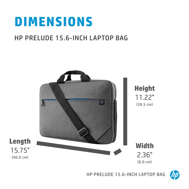HP Prelude 15.6 Top Load, Water Resistant - Grey thumbnail 4