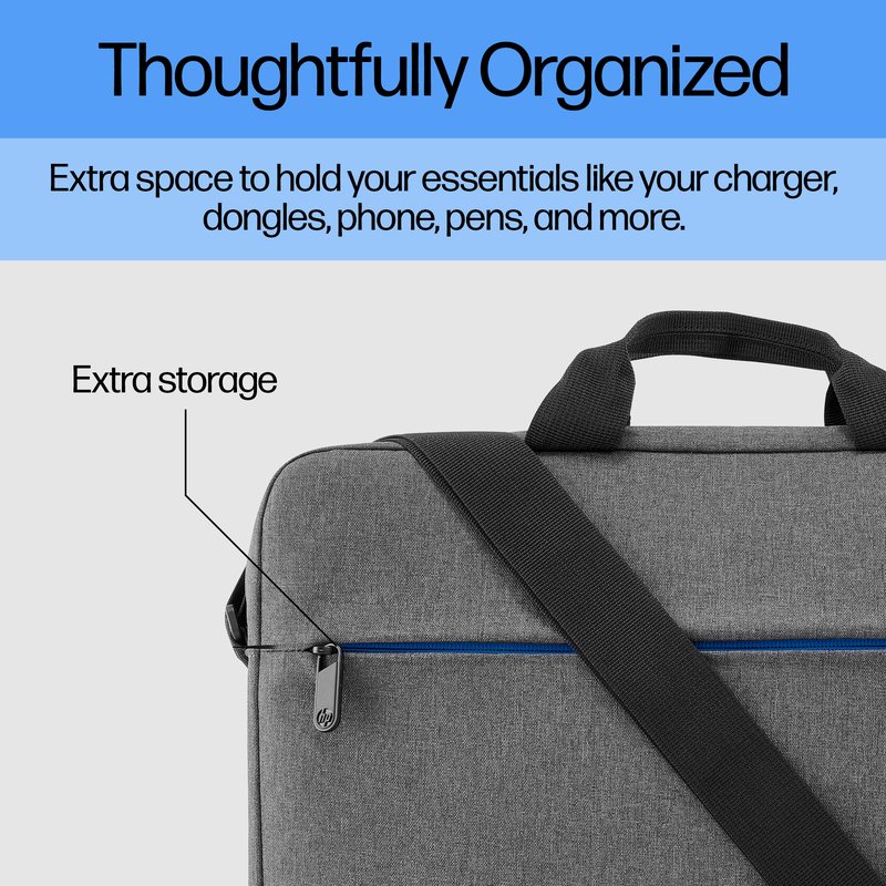 HP Prelude 15.6 Top Load, Water Resistant - Grey thumbnail 6