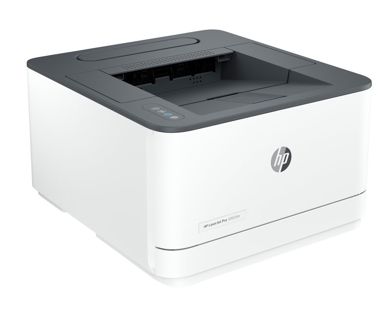 HP LaserJet Pro 3002dn Printer - A4 Mono Laser, Print, Auto-Duplex, LAN, 33ppm, 350-2500 pages per month thumbnail 2