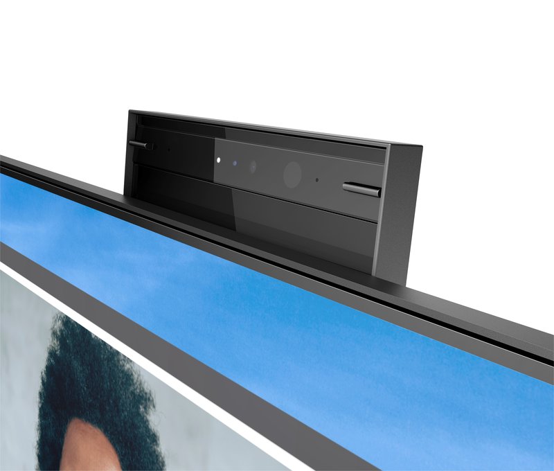 HP E27m G4 QHD Charging Conferencing Monitor - 27" 2560x1440 QHD 300-nit 75Hz AG, IPS, USB-C(65W)/HDMI/DisplayPort Daisy-Chain, 4x USB-A, speakers, 5MP webcam, RJ-45 LAN, height adjustable/tilt/swivel/pivot, 3 years thumbnail 5