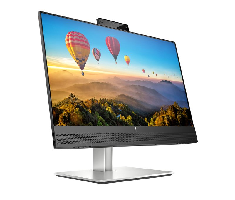 HP E24m G4 FHD Conferencing Monitor - 23.8" 1920x1080 FHD 300-nit 75Hz AG, IPS, USB-C(65W)/HDMI/DisplayPort Daisy-Chain, 4x USB-A, speakers, 5MP webcam, RJ-45 LAN, height adjustable/tilt/swivel/pivot, 3 years thumbnail 2