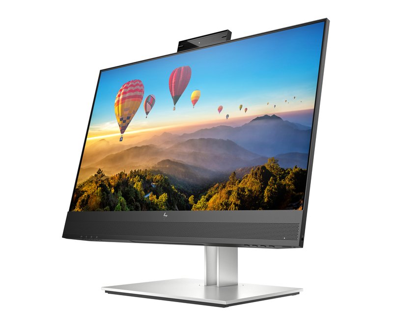 HP E24m G4 FHD Conferencing Monitor - 23.8" 1920x1080 FHD 300-nit 75Hz AG, IPS, USB-C(65W)/HDMI/DisplayPort Daisy-Chain, 4x USB-A, speakers, 5MP webcam, RJ-45 LAN, height adjustable/tilt/swivel/pivot, 3 years thumbnail 3