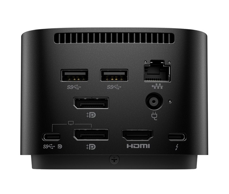 HP TB Dock G4 280W w/Combo Cable - 4x USB 3.0, 2x USB-C(15W), 1x USB-C Thunderbolt 4, 2x DisplayPort, 1x HDMI, 1x RJ-45, Apple MAC compatible thumbnail 4