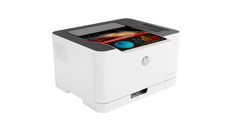 HP Color LaserJet 150nw Printer - A4 Color Laser, Print, LAN, WiFi, 18ppm, 100-500 pages per month thumbnail 2