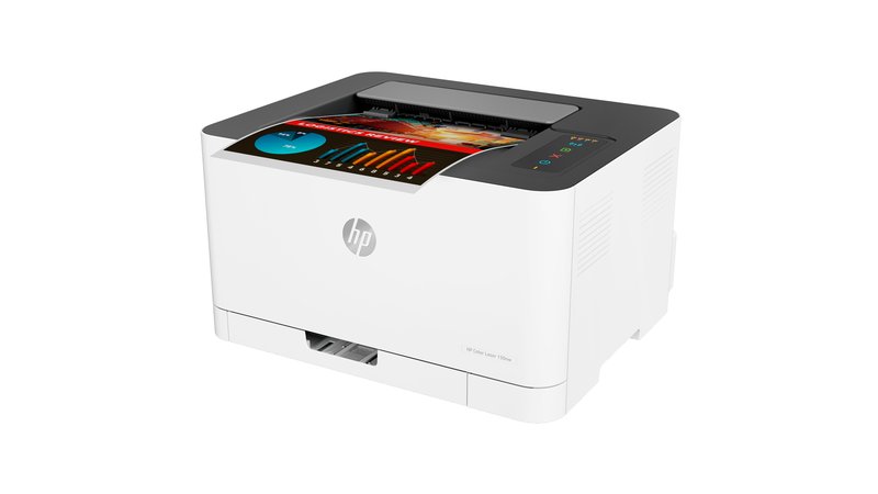 HP Color LaserJet 150nw Printer - A4 Color Laser, Print, LAN, WiFi, 18ppm, 100-500 pages per month thumbnail 3