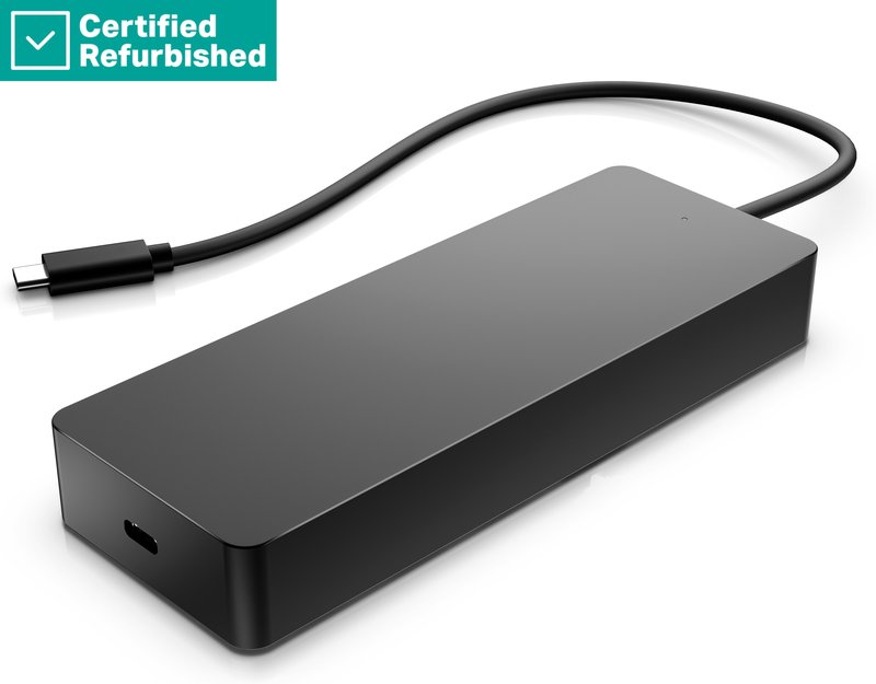 RENEW GOLD HP Universal USB-C Multiport Travel Hub 65W - 2 x USB 3.2, 2 x USB-C, 1 x DP, 1 x HDMI, 1 x RJ-45, 1 year thumbnail 4