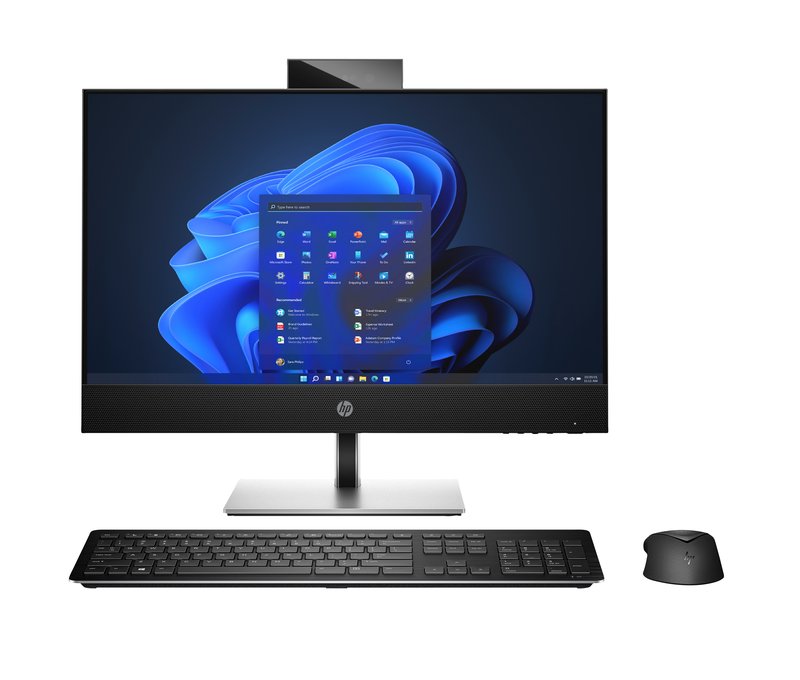 HP Pro 440 G9 AIO All-in-One - i3-12100T, 8GB, 256GB SSD, WiFi, 23.8 FHD IPS Non-Touch AG, Height Adjustable, USB mouse & keyboard, webcam & dual microphones, no speakers, Win 11 Pro, 1 years - Image 1