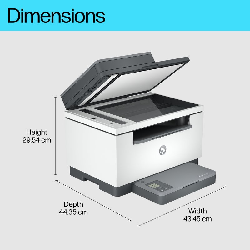 HP LaserJet M234sdn Printer - A4 Mono Laser, Print, Auto-Duplex, LAN, WiFi, 29ppm, 20000 pages per month (replaces M130 series, M234sdne) thumbnail 6