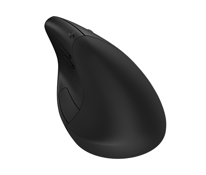 HP 925 Ergonomic Vertical Wireless Bluetooth Mouse - Detachable Wrist Rest, Multi-Surface - Black thumbnail 3