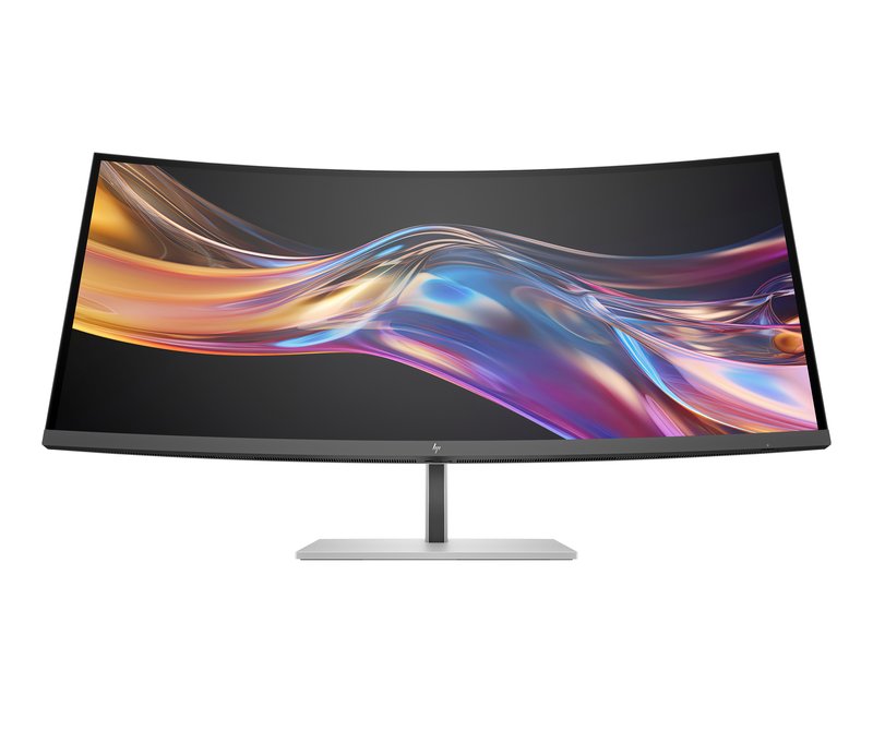 HP 738pu Series 7 Pro Curved TB4 Charging Monitor - 37.5" 3840x1600 WQHD+ 400-nit 60Hz AG, Curved, IPS Black HDR 400, USB-C(100W/65W/15W)/HDMI/ DP Daisy-Chain, 5x USB-A, speakers, RJ-45 LAN, height adjustable/tilt/swivel, 3 years (Z38c) - Image 1