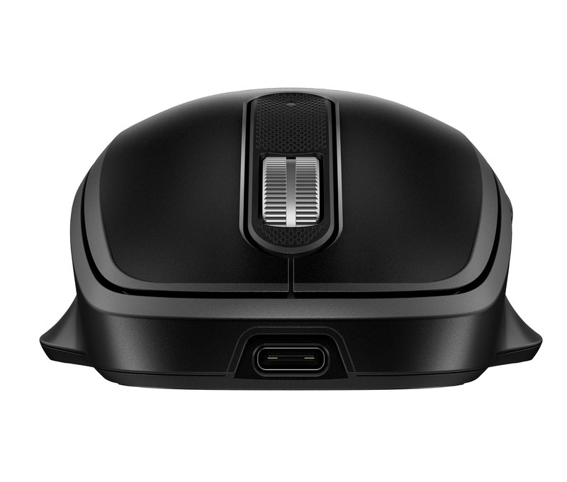 HP 515 Super Capacitor Wireless Mouse - Multi-Device, Dual-Mode, Ultra-Fast Rechargeable, Multi Surface, 4000 dpi – Black - Image 1