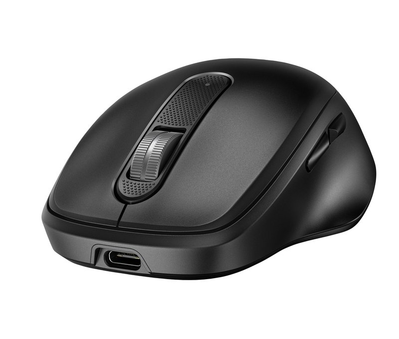 HP 515 Super Capacitor Wireless Mouse - Multi-Device, Dual-Mode, Ultra-Fast Rechargeable, Multi Surface, 4000 dpi – Black thumbnail 2