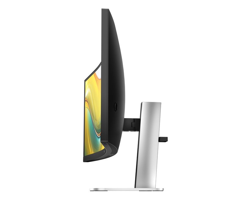 HP 534pm Series 5 Pro WQHD USB-C Curved Conferencing PVC Free Monitor - 34" 3440x1440 WQHD 400-nit AG, VA, USB-C(100W/15W)/HDMI/DisplayPort, 3x USB-A, speakers, 5MP webcam, RJ-45 LAN, height adjustable/tilt/swivel, 3 years (replaces E34m) thumbnail 5