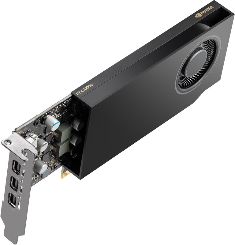 NVIDIA Quadro RTX A1000 8GB GDDR6 4x mini-DisplayPort GPU 2D CAD Graphics Video Card for HP Workstations - 50W low-profile single-slot thumbnail 4