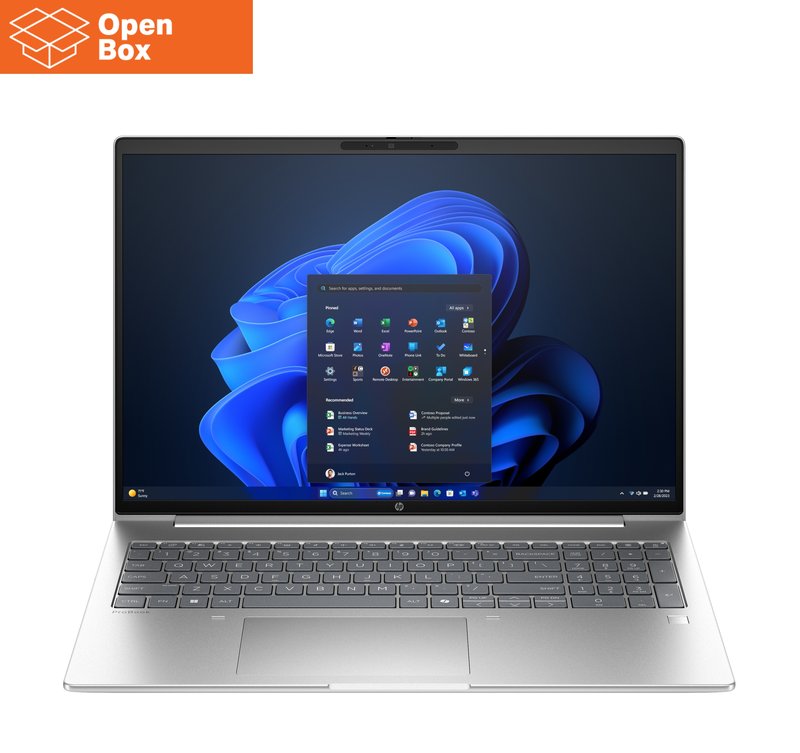 HP ProBook 4 G1i 16 - OPENBOX - Ultra 5-225U, 16GB, 512GB SSD, 16 WUXGA 300-nit AG, 1080p non-IR cam, FPR, US backlit keyboard, 56Wh, Win 11 Pro, 1 years - Image 1