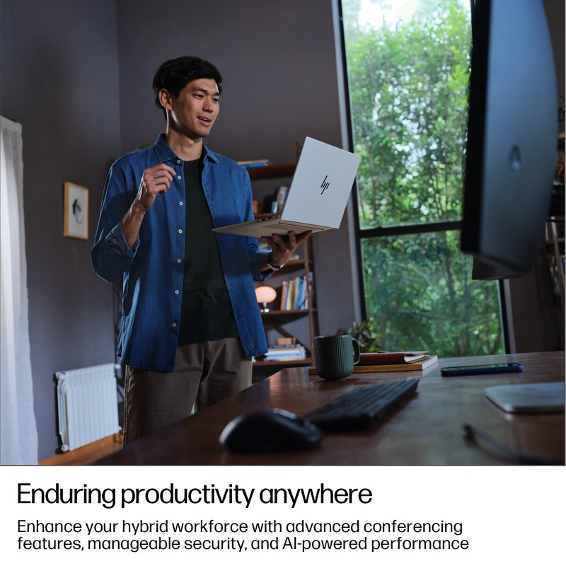 HP EliteBook 8 G1i 14 - Ultra 5-225U, 32GB, 512GB SSD, 14 WUXGA Privacy AG, 5MP IR cam, 4G/5G Modem, Smartcard, FPR, Nordic backlit keyboard, 62Wh, Win 11 Pro, 3 years thumbnail 6