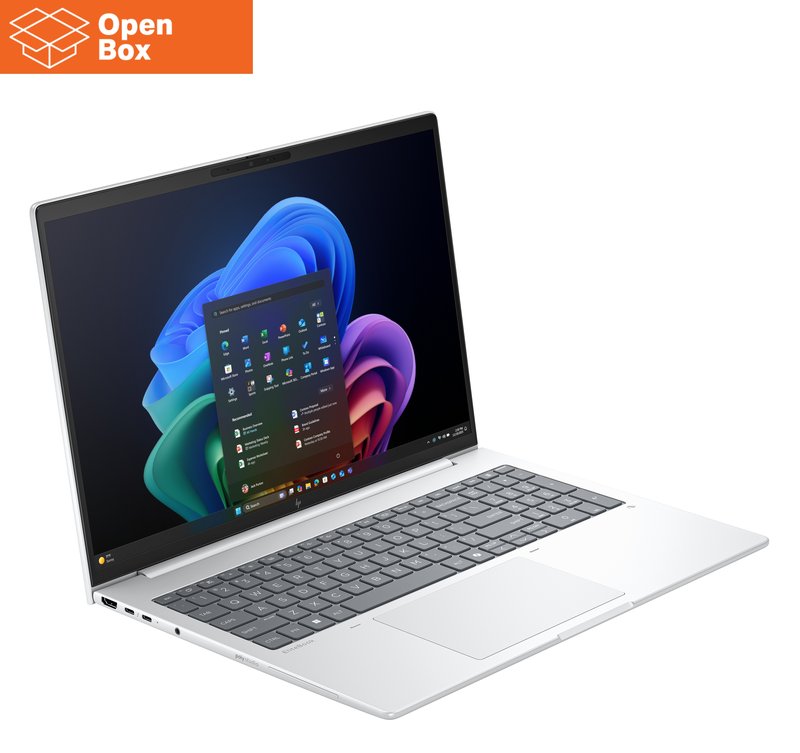 HP EliteBook 8 G1i AI 16 - OPENBOX - Ultra 5-228V, 32GB, 1TB SSD, 16 WUXGA 400-nit AG, 5MP IR cam, WWAN-ready, Smartcard, FPR, US backlit keyboard, Glacier Silver, 77Wh, Win 11 Pro, 3 years thumbnail 2