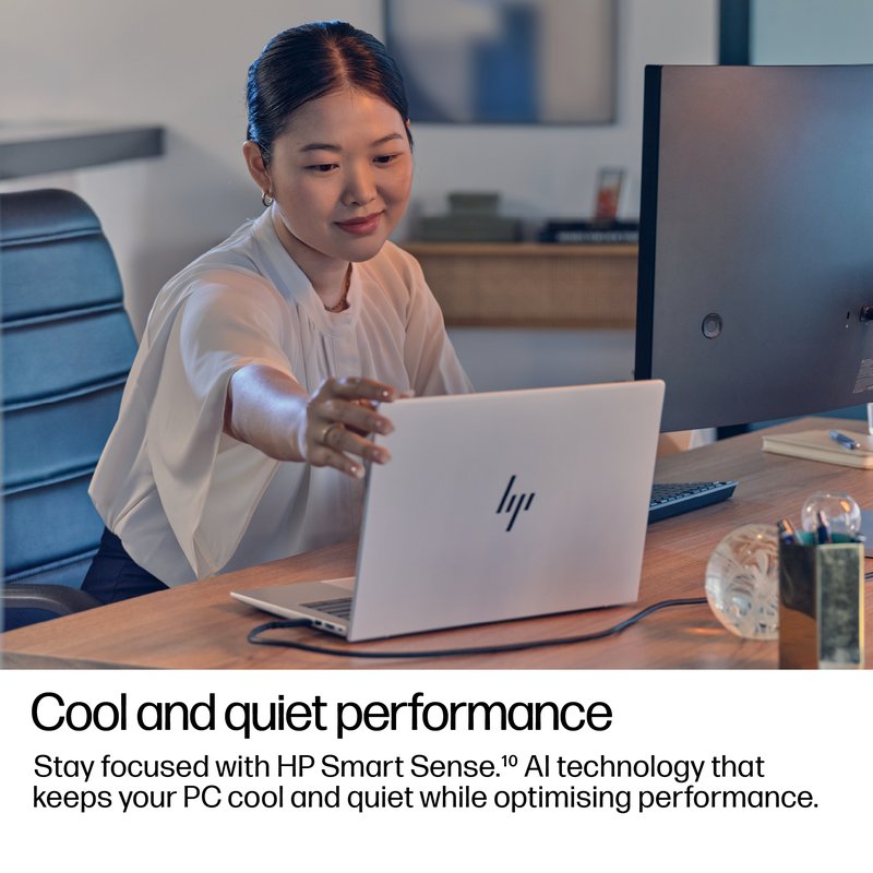 HP EliteBook 8 G1a AI 13 - Ryzen AI 5 340, 32GB, 512GB SSD, 13.3 WUXGA 300-nit AG, 5MP IR cam, WWAN-ready, Smartcard, FPR, Nordic backlit keyboard, 62Wh, Win 11 Pro, 3 years thumbnail 9