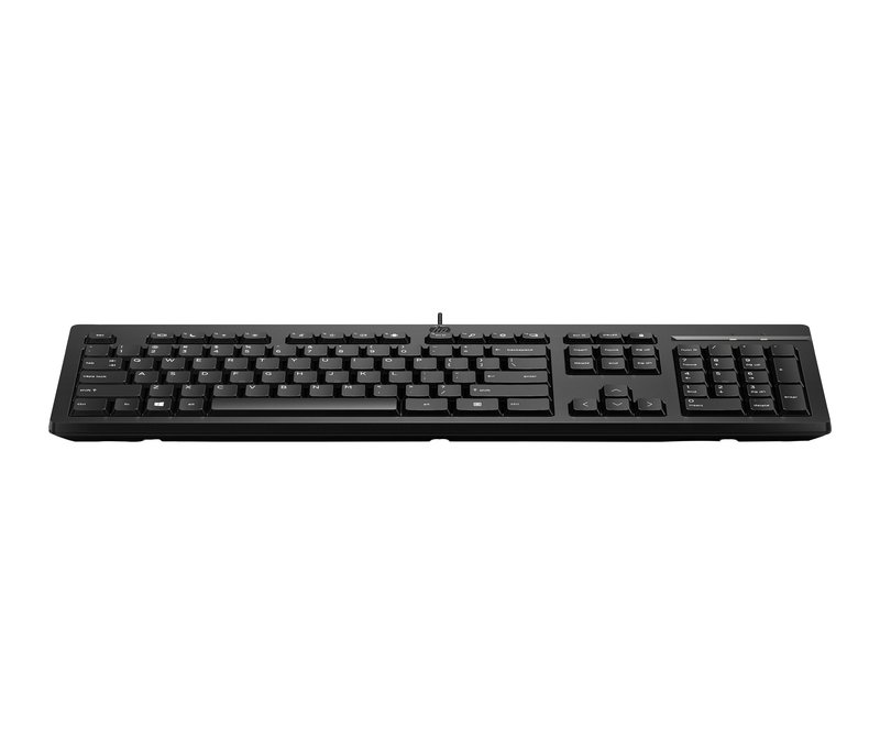 HP 125 G2 USB Wired Keyboard, Sanitizable, Copilot Key - Black - ESTONIAN thumbnail 4