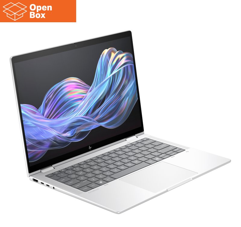 HP EliteBook X Flip x360 G1i AI 14 - OPENBOX - Ultra 7-258V, 32GB, 512GB SSD, 14 WUXGA 400-nit Touch AG, WWAN-ready, FPR, US backlit keyboard, Glacier Silver, 56Wh, Win 11 Pro, 3 years thumbnail 2