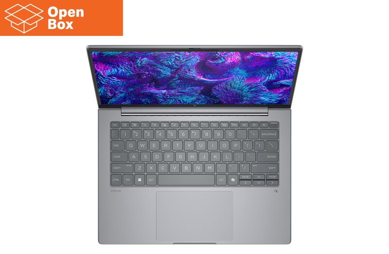 HP ZBook 8 G1i 14 - OPENBOX - Ultra 7-255H, 32GB, 1TB SSD, NVIDIA RTX 500 Ada 4GB, 14 WUXGA 400-nit AG, 5MP IR cam, WWAN-ready, Smartcard, FPR, US backlit keyboard, 77Wh, Win 11 Pro, 3 years thumbnail 6