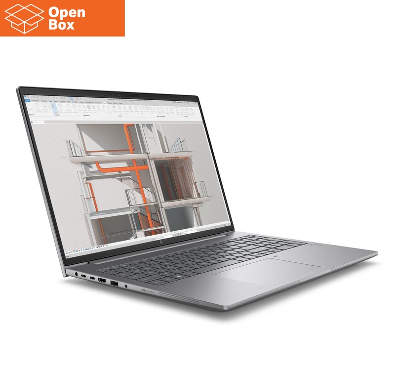 HP ZBook X G1i Mobile Workstation 16 - OPENBOX - Ultra 9-285H, 64GB, 1TB SSD, RTX PRO 2000 Blackwell 8GB, 16 WQXGA 400-nit AG, 5MP IR cam, WWAN-ready, Smartcard, FPR, Nordic backlit keyboard, 83Wh, Win 11 Pro, 3 years thumbnail 2