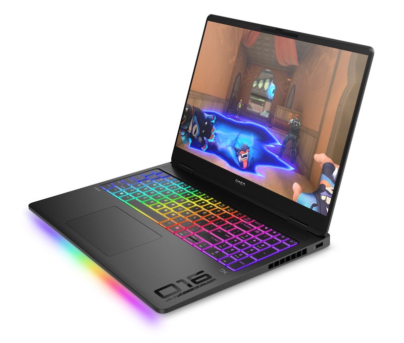 OMEN by HP MAX Gaming Laptop 16-ah0077nn - Ultra 9-275HX, 64GB, 2TB SSD, 16 WQXGA 500-nit 240Hz AG, GeForce RTX 5090 24GB, 1080p IR cam, US RGB backlit keyboard, 83Wh, Shadow black, Win 11 Home, 1 years - Image 1