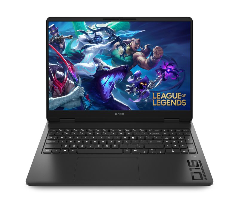 OMEN by HP Gaming Laptop 16-ap0059nn - Ryzen AI 7 350, 16GB, 512GB SSD, 16 2K 300-nit 144Hz AG, GeForce RTX 5060 8GB, 1080p cam, US backlit keyboard, 70Wh, Shadow black, Win 11 Home, 1 years - Image 1