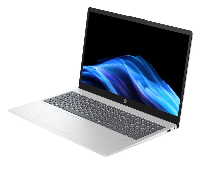 HP OmniBook 3 AI 15-fn0012ny - Ryzen AI 5 340, 16GB, 512B SSD, 15.6 FHD 300-nit AG, FPR, US keyboard, Glacier Silver, Win 11 Home thumbnail 3