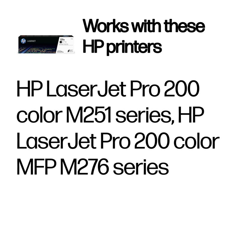 HP 131A Black Laser Toner Cartridge, 1520 pages, for HP LaserJet Pro 200 M276n, M276nw thumbnail 2
