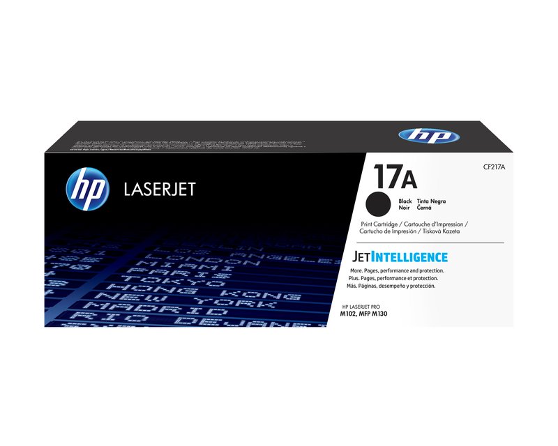 HP 17A Black Laser Toner Cartridge, 1600 pages, for HP LaserJet Pro M102a, M130a - Image 1