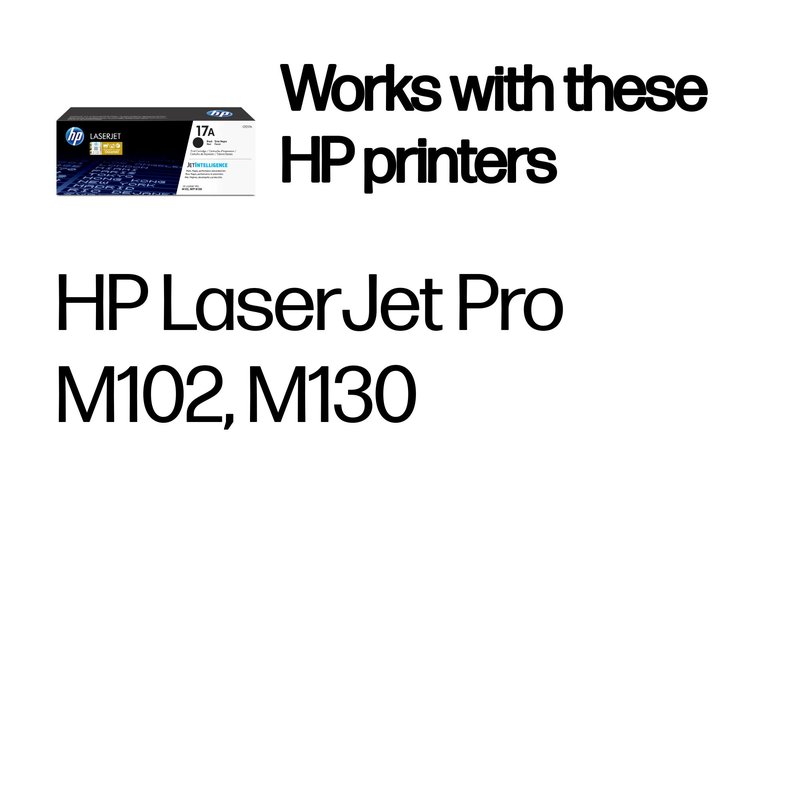 HP 17A Black Laser Toner Cartridge, 1600 pages, for HP LaserJet Pro M102a, M130a thumbnail 2