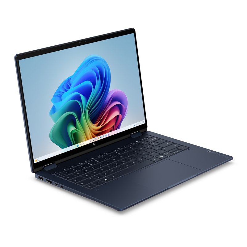 HP OmniBook X Flip 14-kc0005nn - Ryzen AI 7 450 (8C) 50 NPU TOPs, 32GB LPDDR5X 7500 on-board, 512GB PCIe Gen4 Value, AMD Radeon 860M Graphics, Touch/14.0 2K (1920x1200) Brightview 400 nits, Athmospheric Blue, Win 11 Home, 1 years thumbnail 2