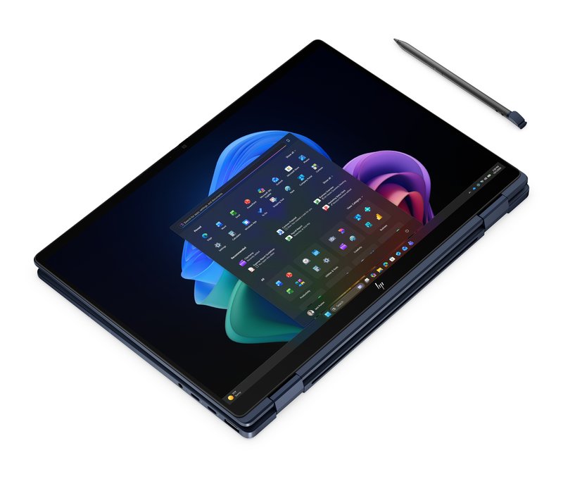 HP EliteBook X Flip G2i 14 - Ultra X7-358H, 32GB, 1TB SSD, 14 3K 500-nit 120Hz OLED Touch AG, 5MP IR cam, 4G/5G Modem, US backlit keyboard, 68Wh, Atmospheric Blue, Win 11 Pro, 3 years thumbnail 5